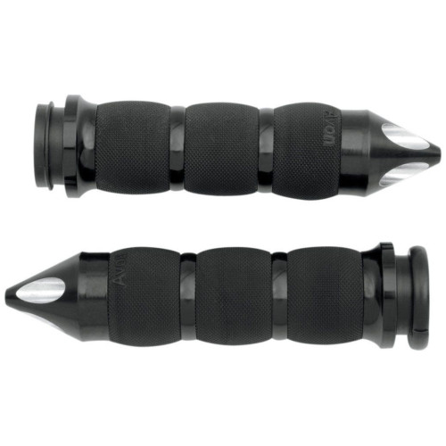 PartzBiz HD: 4423307-Avon Grips ด้ามจับเบาะอากาศ Fly-By-Wire Spike Anodized Harley Throttle By Wire PartzBiz HD: 4423307-Avon Grips ด้ามจับเบาะอากาศ Fly-By-Wire Spike Anodized Harley Throttle By Wire