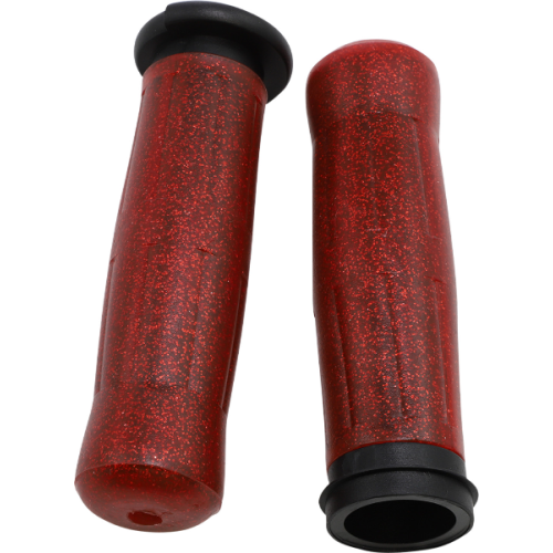 PartzBiz HD: 4423292-Avon Grips Red Old School 1" Rubber Grips OLD-69-SRED-FLY Harley TBW PartzBiz HD: 4423292-Avon Grips Red Old School 1" Rubber Grips OLD-69-SRED-FLY Harley TBW