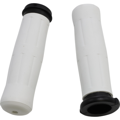 PartzBiz HD: 4423258-Avon Grips White Old School 1" Rubber Grips OLD-69-WHITE-FL Harley TBW PartzBiz HD: 4423258-Avon Grips White Old School 1" Rubber Grips OLD-69-WHITE-FL Harley TBW