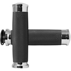 PartzBiz HD AG-IN-TO-CC-85-CH - Avon IN-TO-CC-85-CH Chrome Custom Contour Billet Grips อินเดีย 18-20 | อินทู-ซีซี-85-CH