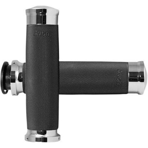 PartzBiz HD: 4423265-Avon IN-TO-CC-86-AN Anodized Black Custom Contour Billet Grips Indian 18-20 | IN-TO-CC-86-AN	