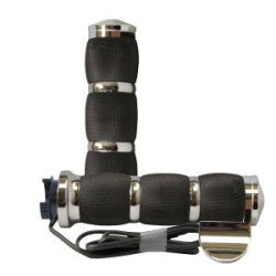 PartzBiz HD AG-MT-AIR-90-C-B-H - ด้ามจับแบบอุ่น Chrome Boss ของ Avon MT Air สำหรับเรือลาดตระเวนเมตริก | MT-AIR-90-CBH