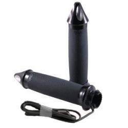 PartzBiz HD AG-MT-CC-86A-SP-HT - Avon MT Custom Contour Anodized Spiked Heated Grips สำหรับรุ่นเมตริก | MT-CC-86A-SP-HT