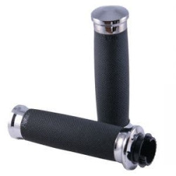 PartzBiz HD AG-MT-CC-85-CH - Avon MT Custom Contour Chrome Grips สำหรับรุ่นเมตริก | MT-CC-85-CH