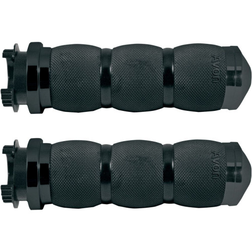 PartzBiz HD: 4423219-Avon Performance 3 Ring Black Anodized Air Cushion Hand Grips Indian 14-17 | MT-IN-AIR-90-AN PartzBiz HD: 4423219-Avon Performance 3 Ring Black Anodized Air Cushion Hand Grips Indian 14-17 | MT-IN-AIR-90-AN