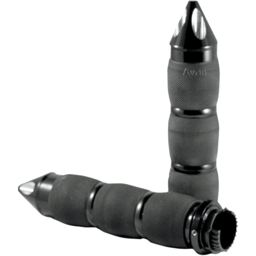 PartzBiz HD: 4423223-Avon Performance Spike Black Anodized Air Cushion Hand Grips Indian 14-17 | MT-IN-AIR-90A-S PartzBiz HD: 4423223-Avon Performance Spike Black Anodized Air Cushion Hand Grips Indian 14-17 | MT-IN-AIR-90A-S