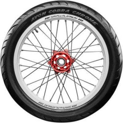 PartzBiz HD DS03010762 - Avon Tyres Cobra Chrome AV91 140/75R17 67V Blackwall Bias ยางรถจักรยานยนต์หน้า | 4120015