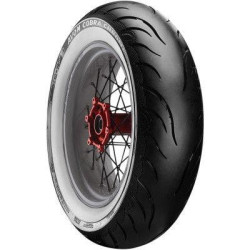PartzBiz HD DS03060637 - Avon Tyres Cobra Chrome AV92 170/80B15 83H Whitewall Bias ยางรถจักรยานยนต์ด้านหลัง | 2120399