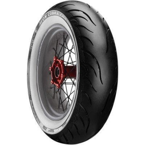 PartzBiz HD: 4423168-Avon Tyres Cobra Chrome AV92 170/80B15 83H Whitewall Bias ยางรถจักรยานยนต์ด้านหลัง | 2120399