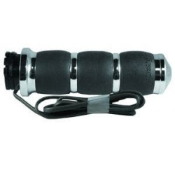 PartzBiz HD AG-AIR-93-HT - ปลอกแฮนด์แบบอุ่น Chrome Avon Velvet Air Cushioned สำหรับรุ่น Harley Cable | แอร์-93-HT PartzBiz HD AG-AIR-93-HT - ปลอกแฮนด์แบบอุ่น Chrome Avon Velvet Air Cushioned สำหรับรุ่น Harley Cable | แอร์-93-HT