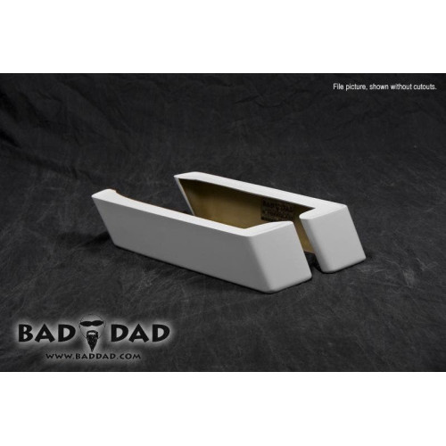 PartzBiz HD: 4423125-Bad Dad 2" Saddlebag Extensions Dual Cutouts for Harley / Road Star Models 93-13 PartzBiz HD: 4423125-Bad Dad 2" Saddlebag Extensions Dual Cutouts for Harley / Road Star Models 93-13