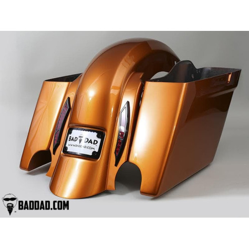 PartzBiz HD: 4423129-Bad Dad 2014+ Replacement Summit Fender with 992 Taillight & Turn Signals PartzBiz HD: 4423129-Bad Dad 2014+ Replacement Summit Fender with 992 Taillight & Turn Signals