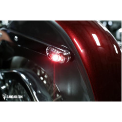 PartzBiz HD BAD-81219 - Bad Dad 780 ไฟท้าย LED พร้อมสัญญาณไฟสีเหลืองอำพัน Harley Fender Strut 81219 สัญญาณเบรกวิ่ง All In One davidson Touring softail electra Road Street Glide King FAT Boy BOB Heritage Deluxe PartzBiz HD BAD-81219 - Bad Dad 780 ไฟท้าย LED พร้อมสัญญาณไฟสีเหลืองอำพัน Harley Fender Strut 81219 สัญญาณเบรกวิ่ง All In One davidson Touring softail electra Road Street Glide King FAT Boy BOB Heritage Deluxe