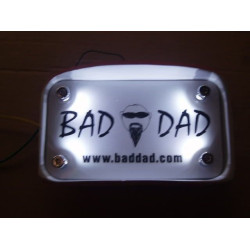 PartzBiz HD BAD-80817 - Bad Dad 80817 ป้ายทะเบียน LED สีขาวกระดุม Harley Touring Softail ระบบเชื้อเพลิงเต็มตัวกรองอากาศเสียตัวกรองจูนเนอร์ประสิทธิภาพที่ดีที่สุดสำหรับ PartzBiz HD BAD-80817 - Bad Dad 80817 ป้ายทะเบียน LED สีขาวกระดุม Harley Touring Softail ระบบเชื้อเพลิงเต็มตัวกรองอากาศเสียตัวกรองจูนเนอร์ประสิทธิภาพที่ดีที่สุดสำหรับ