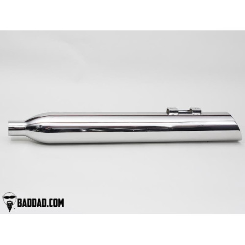 PartzBiz HD: 4423086-Bad Dad 80874-4 Chrome Long Strokes 4" Slip On Exhaust Pipes Harley FL 17-Up touring full fuel system exhaust air cleaner filter tuner performance best fou