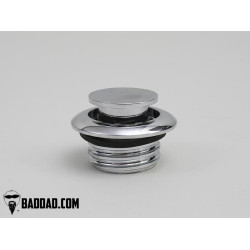 PartzBiz HD BAD-81007C - Bad Dad 81007 Chrome Competition Series ฝาถังแก๊สป๊อปอัพ 08-Up Harley Touring FL