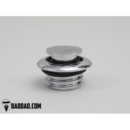 PartzBiz HD: 4423088-Bad Dad 81007 Chrome Competition Series Pop-Up Gas Cap 08-Up Harley Touring FL