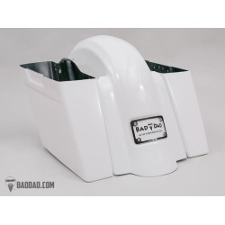 PartzBiz HD BAD-81036 - Bad Dad 81036 Summit Stretched Fender & Saddlebag Kit Harley FL Touring 14-Up electra street road glide king อัพเกรด bagger dresser แบบกำหนดเองใหม่ที่ดีที่สุด