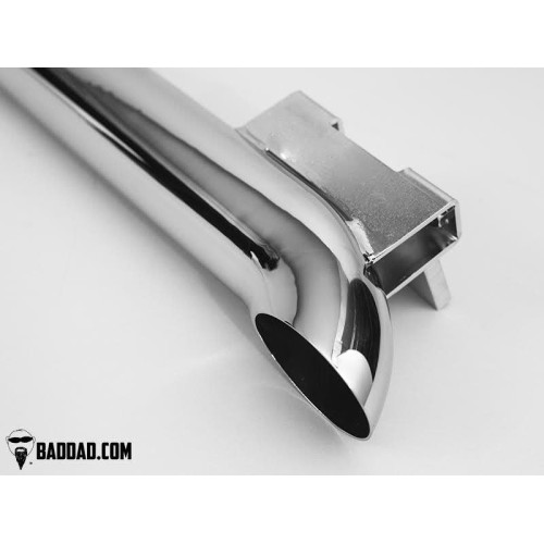PartzBiz HD: 4423094-Bad Dad 81083-2 Chrome Turn Down 2.5" Slip On Exhaust Pipes Harley FL 95-16 touring full fuel system exhaust air cleaner filter tuner performance best fou PartzBiz HD: 4423094-Bad Dad 81083-2 Chrome Turn Down 2.5" Slip On Exhaust Pipes Harley FL 95-16 touring full fuel system exhaust air cleaner filter tuner performance best fou