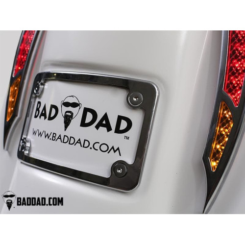 PartzBiz HD: 4423042-Bad Dad 992 Custom Red / Amber LED Filler Panel สัญญาณไฟเลี้ยวไฟท้าย Chrome Bezel | BAD-992-CH PartzBiz HD: 4423042-Bad Dad 992 Custom Red / Amber LED Filler Panel สัญญาณไฟเลี้ยวไฟท้าย Chrome Bezel | BAD-992-CH