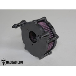 PartzBiz HD BAD-81194-8 - Bad Dad Black C2 Classic Series Bolt-On Air Cleaner Harley Dyna 99-07 filter