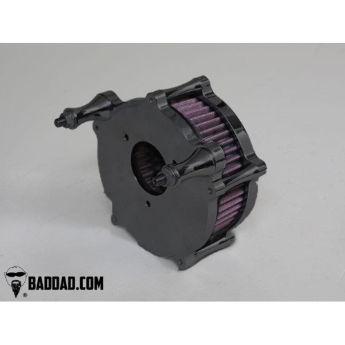 PartzBiz HD: 4423059-Bad Dad Chrome C2 Classic Series Bolt-On Air Cleaner Harley Softail 99-15 filter