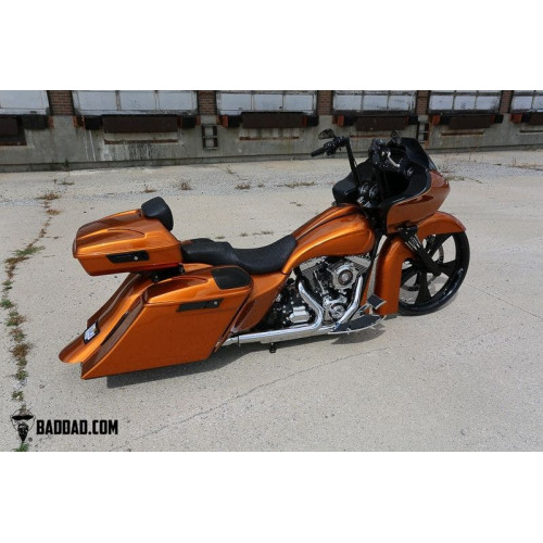 PartzBiz HD: 4423010-Bad Dad Chrome Classic Series Bolt-On Air Cleaner Harley Dyna 99-07 filter