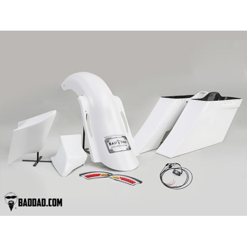 PartzBiz HD: 4422968-Bad Dad Project #2 Complete Competition Bolt On Stretched Bags Fender & Side Covers
