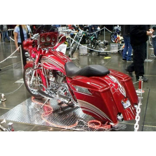 PartzBiz HD: 4422973-Bad Dad Raw 140mm All-in-One Rear Fender Harley FL Softail 86-Up 80888