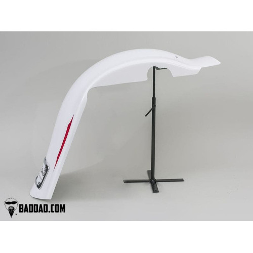 PartzBiz HD: 4422943-Bad Dad Raw Bagger Fender with 10" Flush Mounts Harley FL Touring 97-08 80895-1 full fuel system exhaust air cleaner filter tuner performance best for
