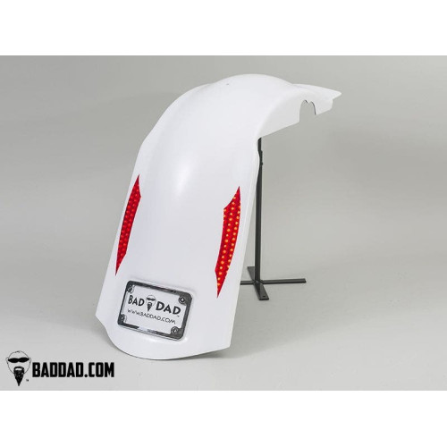 PartzBiz HD: 4422956-Bad Dad Raw Fiberglass Bagger All-In-One Rear Fender Harley FL Touring 09-13 80895-2 80895-3 80895-4 full fuel system exhaust air cleaner filter tuner performance best for