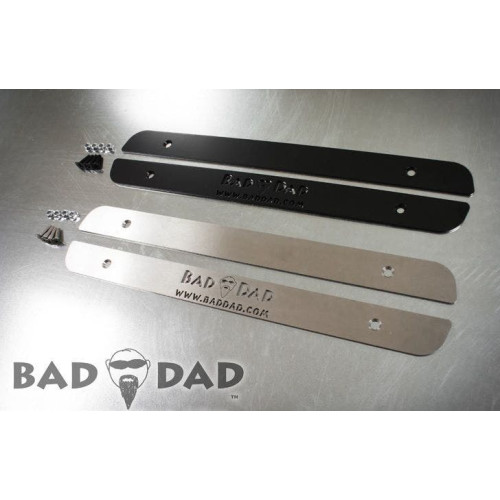 PartzBiz HD: 4422907-Bad Dad Stretched Saddlebag Skid Plates -Black PartzBiz HD: 4422907-Bad Dad Stretched Saddlebag Skid Plates -Black
