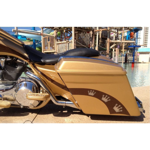 PartzBiz HD: 4422909-Bad Dad Stretched Extended Filler Side Panels Covers Harley Touring 09-13 Flh | BAD-STRCHCVR-09 PartzBiz HD: 4422909-Bad Dad Stretched Extended Filler Side Panels Covers Harley Touring 09-13 Flh | BAD-STRCHCVR-09