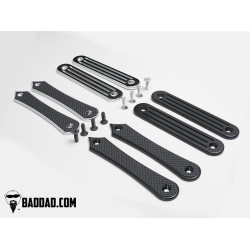 PartzBiz HD BAD-81102 - แผ่นกำจัดสัญญาณไฟเลี้ยว Bad Dad Harley FLH/T Touring 97-19 81102 ระบบกันสะเทือนแบบอเมริกัน hhi hawg halters custom bagger Street Glides; Electra Glides และ Ultras road king tri
