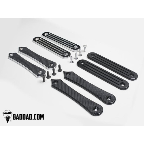 PartzBiz HD: 4422912-Bad Dad Turn Signal Eliminators Plates Harley FLH/T Touring 97-19 81102 american suspension hhi hawg halters custom bagger Street Glides; Electra Glides and Ultras road king tri