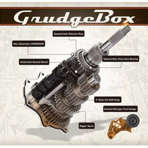 PartzBiz HD: 4422849-Baker GB6-M803 Grudge Box Builders Kit Gear Transmission Harley M817-Up PartzBiz HD: 4422849-Baker GB6-M803 Grudge Box Builders Kit Gear Transmission Harley M817-Up