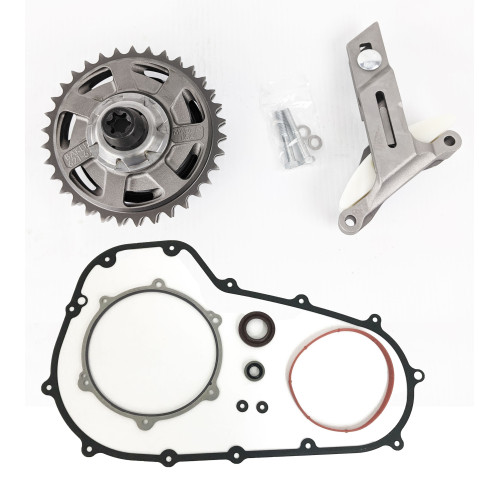PartzBiz HD: 4422816-Baker Primary Bundle Kit Compensator Sprocket Chain Adjuster Gaskets FLH/T 17-21