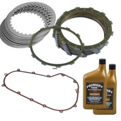 PartzBiz HD DSDS223472 & DS09341196 & DS36030042x2 - Barnett Extra Clutch Friction Plates Kit w/ Gasket & Oil Harley FXD FLS 07-17 PartzBiz HD DSDS223472 & DS09341196 & DS36030042x2 - Barnett Extra Clutch Friction Plates Kit w/ Gasket & Oil Harley FXD FLS 07-17