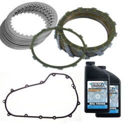 PartzBiz HD DSDS223472; DS36030072x2; CY34901-07FM - Barnett Extra Clutch Friction Plates Kit w/ Gasket & Oil Harley Touring 07-16 PartzBiz HD DSDS223472; DS36030072x2; CY34901-07FM - Barnett Extra Clutch Friction Plates Kit w/ Gasket & Oil Harley Touring 07-16
