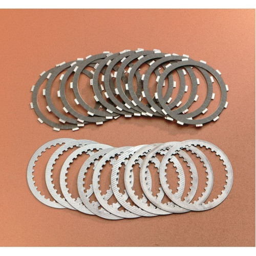 PartzBiz HD: 4422781-Barnett Kevlar Extra Clutch Plates 10 Friction 9 Steel Kit Harley Big Twin Cam 307-30-10013