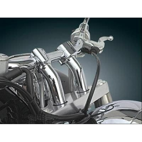 PartzBiz HD: 4422756-Baron BA-7410U Chrome 1" Kickback Handlebar Risers Harley Metric Honda VTX PartzBiz HD: 4422756-Baron BA-7410U Chrome 1" Kickback Handlebar Risers Harley Metric Honda VTX