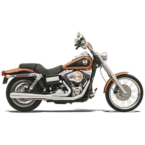 PartzBiz HD: 4422767-Bassani 13111J Road Rage 2 into 1 Long Exhaust System Harley Dyna FXD 06-17 PartzBiz HD: 4422767-Bassani 13111J Road Rage 2 into 1 Long Exhaust System Harley Dyna FXD 06-17