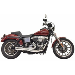 PartzBiz HD DS18002516 - Bassani 1D5C Ripper 2n1 ระบบท่อไอเสีย Chrome Harley Dyna FXDL 91-05