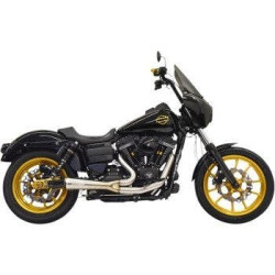 PartzBiz HD DS18002501 - Bassani 1D6SS Road Rage Ripper 2:1 ระบบท่อไอเสีย Stainless Harley Dyna 91-17
