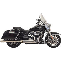 PartzBiz HD DS18002440 - Bassani 1F50SS ท่อไอเสียสแตนเลส 2:1 17-Up Harley Davidson Touring M8 Milwaukee Eight Road Electra Street Glide King Custom Performance อัพเกรด Best Aftermarket Pipes Mufflers Headers Kit