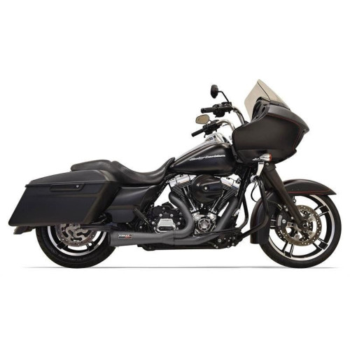 PartzBiz HD: 4422742-Bassani 1F52RB Black Short Bagger Road Rage 2-1 Exhaust Harley 95-16 FLH PartzBiz HD: 4422742-Bassani 1F52RB Black Short Bagger Road Rage 2-1 Exhaust Harley 95-16 FLH