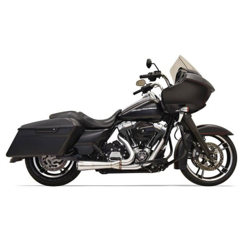 PartzBiz HD: 4422744-Bassani 1F52SS Stainless Short Bagger Road Rage 2-1 Exhaust Harley 95-16 FLH PartzBiz HD: 4422744-Bassani 1F52SS Stainless Short Bagger Road Rage 2-1 Exhaust Harley 95-16 FLH