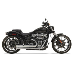 PartzBiz HD DS18002278 - Bassani 1S34D Chrome Pro Street เปิดออก 2-2 ระบบท่อไอเสีย 18-19 FLFB FXBR | 1S34D