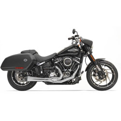 PartzBiz HD DS18002363 - Bassani 1S81R Chrome Road Rage 2 Into 1 ท่อ Harley 2018 Sport Glide FLSB | 1S81R