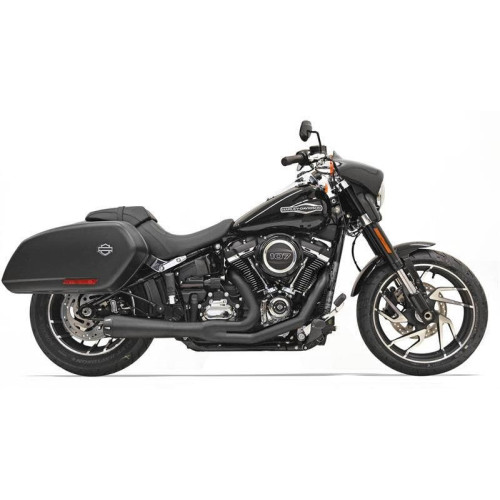 PartzBiz HD: 4422720-Bassani 1S81RB Black Road Rage 2 Into 1 Exhaust Harley 2018 Sport Glide FLSB | 1S81RB